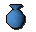 Blue dark bow paint