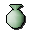 Green dark bow paint