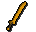 Gilded 2h sword