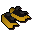 Gilded d'hide vambraces