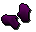 Purple gloves