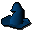 Blue wizard hat