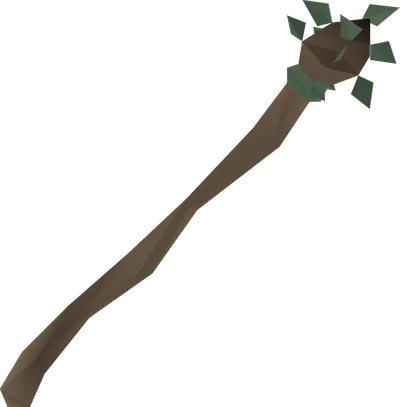 3rd age druidic staff detail image