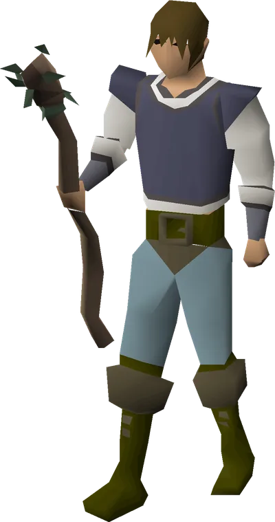 3rd age druidic staff equipped image