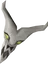Skeletal visage drop