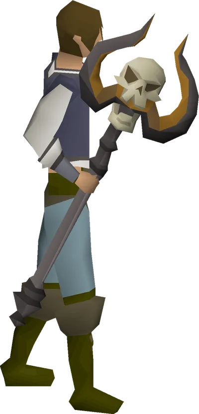 Accursed sceptre (u) equipped image