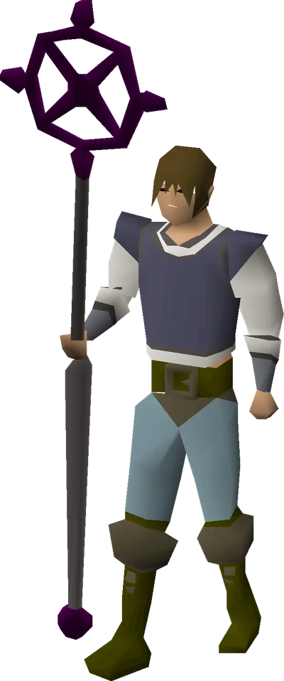 Ancient staff equipped image