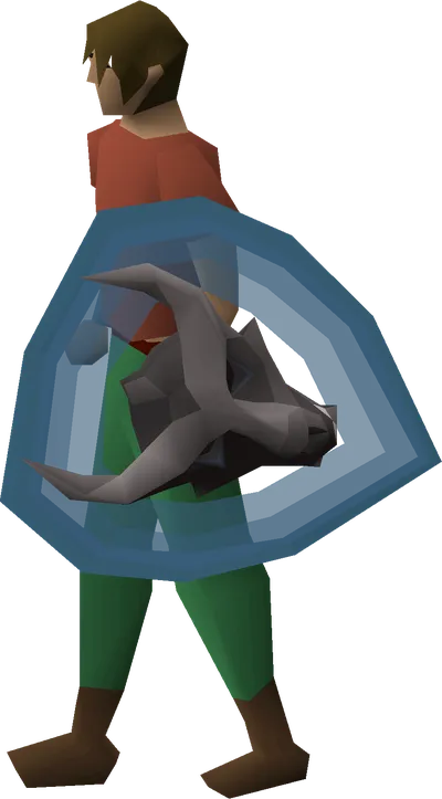 Ancient wyvern shield equipped image