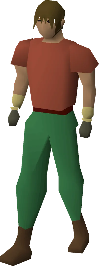 Barrows gloves equipped image