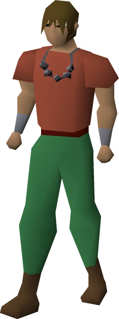 Berserker necklace equipped image