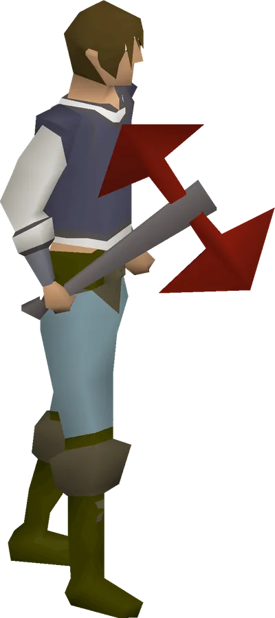 Dragon battleaxe equipped image