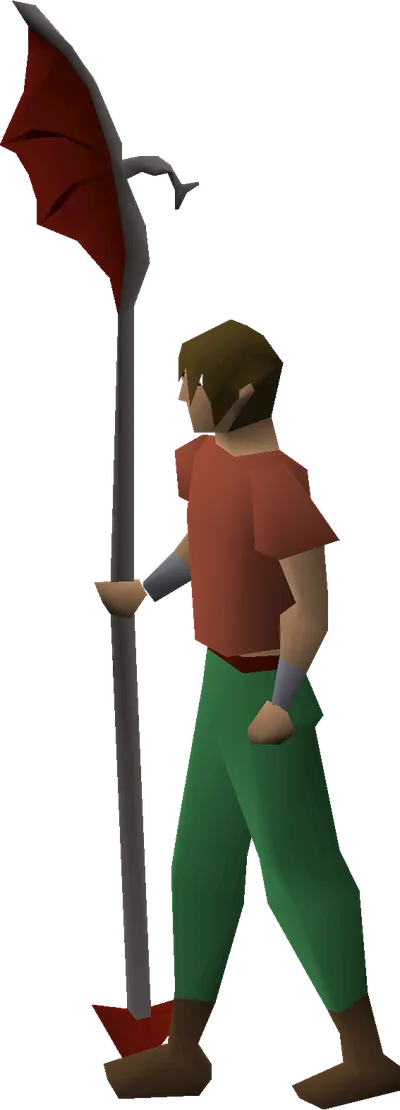 Dragon halberd equipped image
