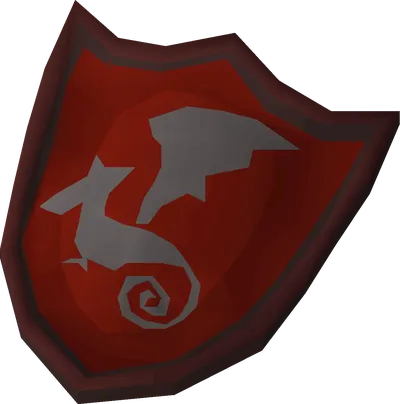 Dragon kiteshield detail image