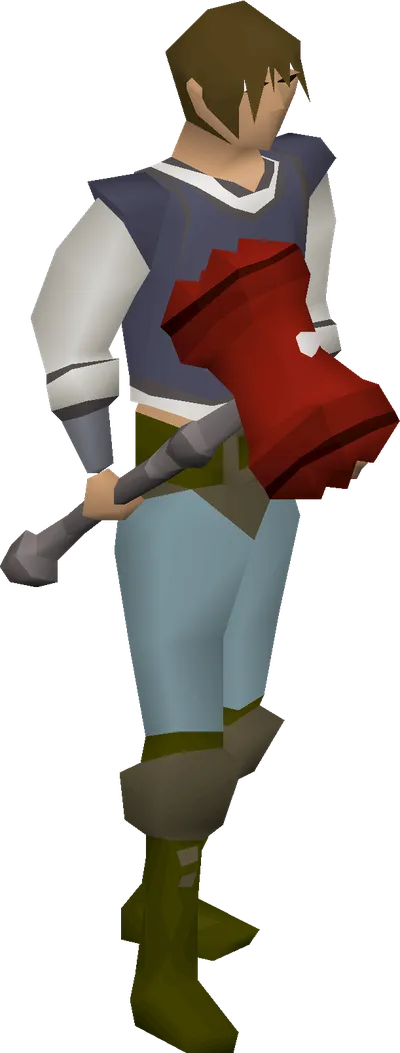 Dragon warhammer equipped image