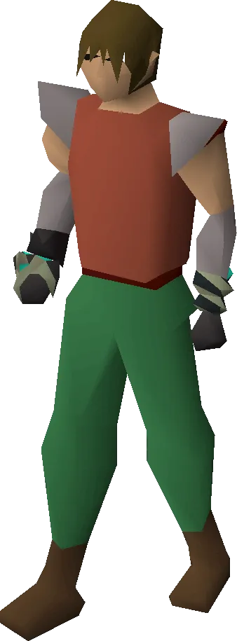 Ferocious gloves equipped image