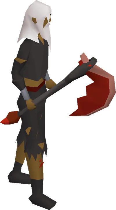 Infernal axe equipped image