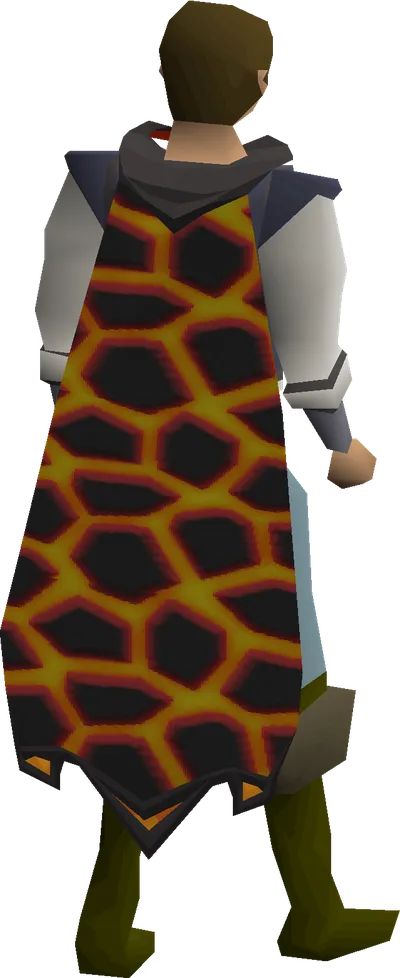 Infernal cape equipped image
