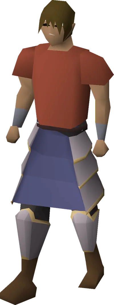 Justiciar legguards equipped image