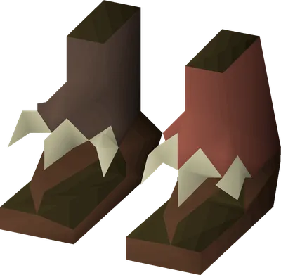 Mixed hide boots detail image