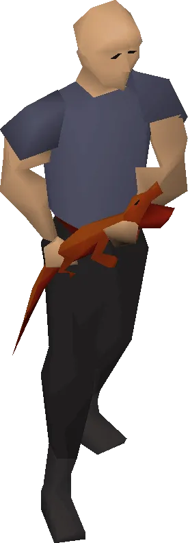 Red salamander equipped image