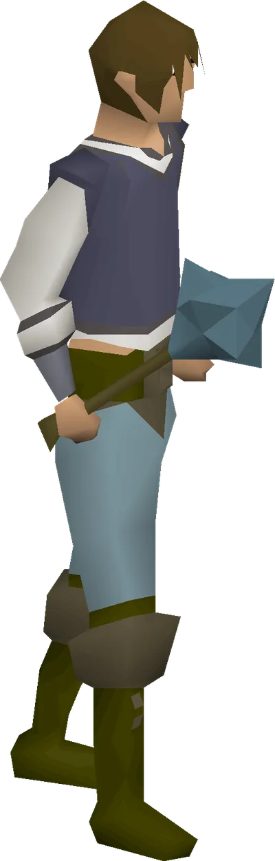 Rune mace equipped image