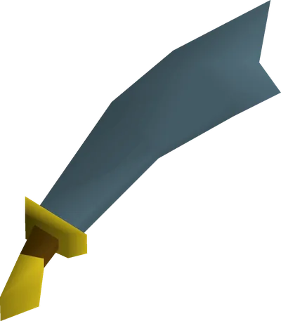 Rune scimitar detail image