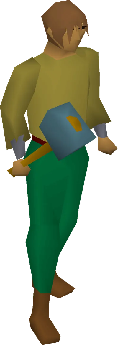 Rune warhammer equipped image