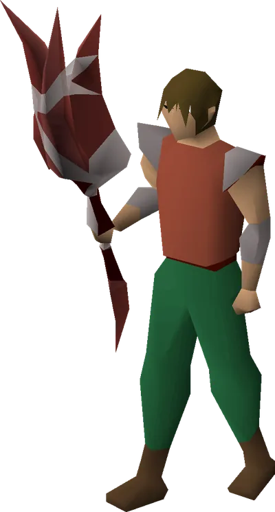 Sarachnis cudgel equipped image
