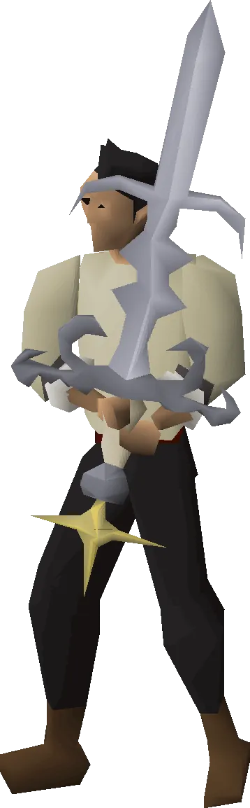 Saradomin godsword equipped image