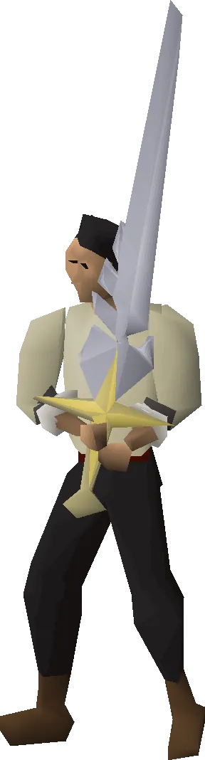 Saradomin sword equipped image