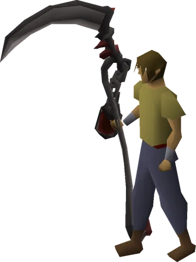Scythe of vitur equipped image