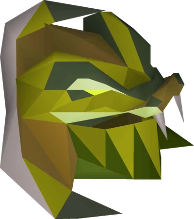 Serpentine helm detail image
