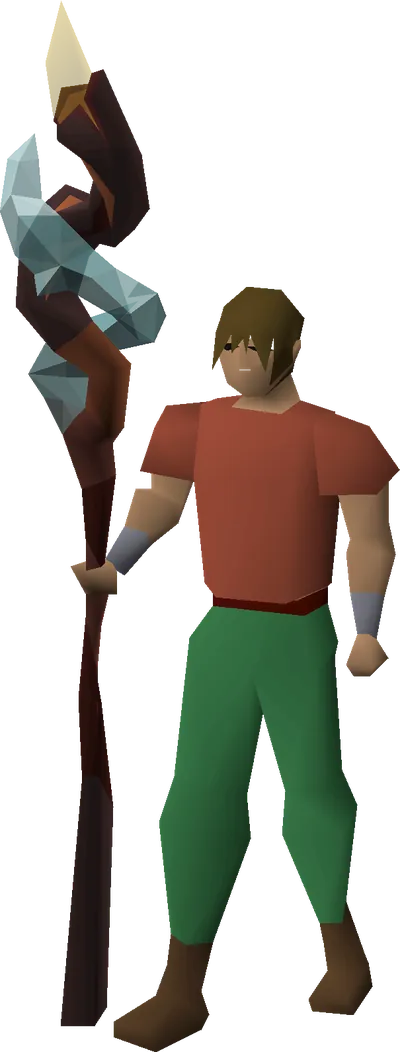 Twinflame staff equipped image