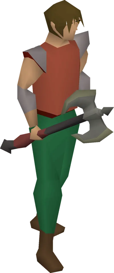 Zombie axe equipped image