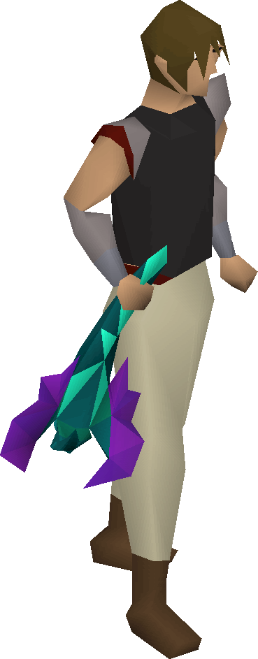 OSRS character wielding the Toxic Blowpipe